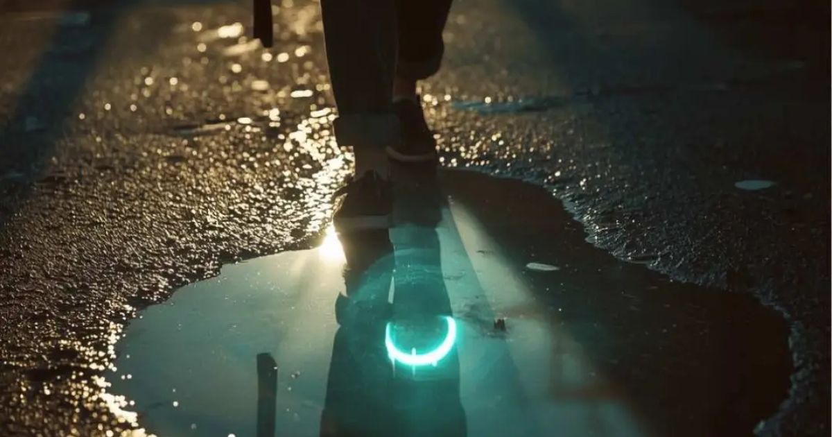Night lights: distant neon — Quest-ly photo challenge preview